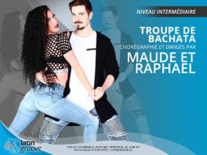 Latin Groove Bachata troupe with Maude Chenier and Raphael Meurine